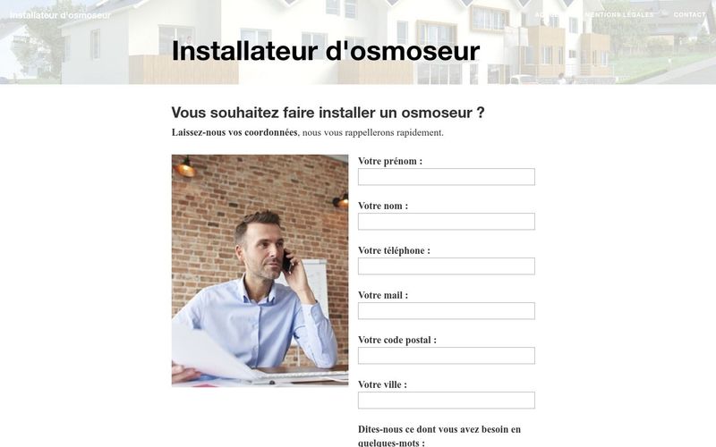 Pourquoi installater un osmoseur ?